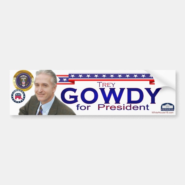 Trey Gowdy för presidentbildekal Bildekal (Framsidan)