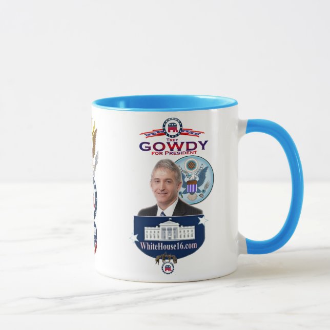 Trey Gowdy för presidentRingermugg Mugg (Höger)