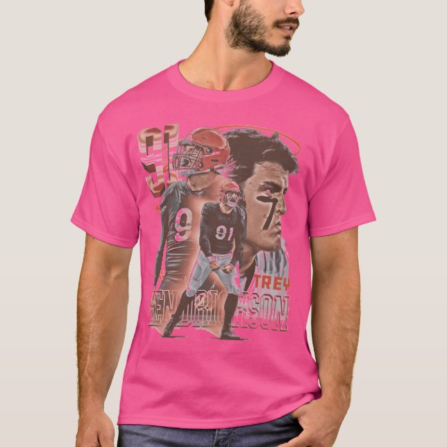 Trey Hendrickson Cincinnati Classic Edition T Shirt (Framsida)