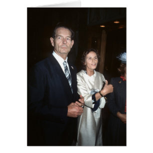 TRH Kung Michael och Queen Anne of Rumänien Hälsningskort