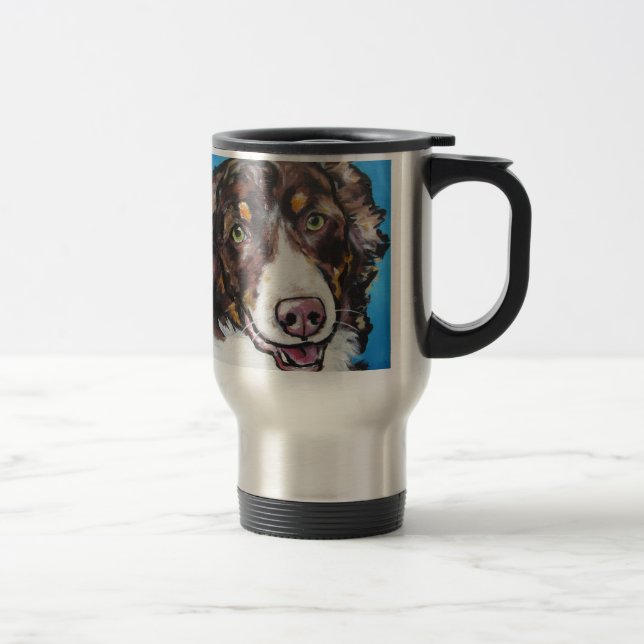 Tri australian shepherd för choklad resemugg (Höger)