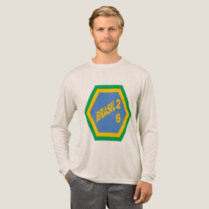 Tri-blend långärmad skjorta havregrynsbröd BRASILI T Shirt