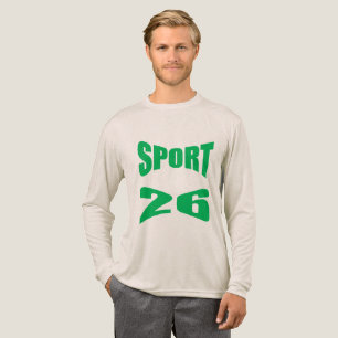 Tri-blend långärmad skjorta havregrynsbrun SPORT T Shirt