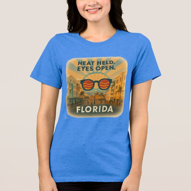 Tri-blend Miami Tee | Mjuk styrka Tee (Framsida)