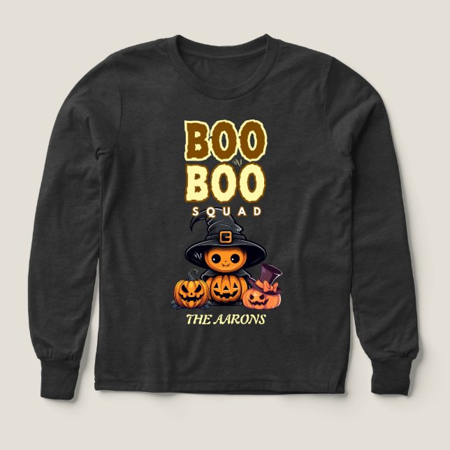 Tri-Blend Shirt :  HALLOWEEN Boo-Treat #4 T Shirt (Design framsida)