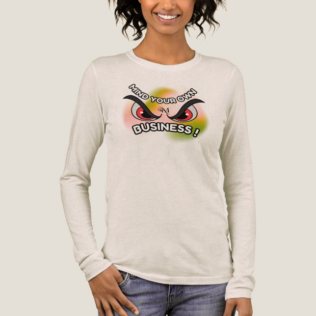 Tri-Blend Shirt: Må din egen mat (havremjöl) T Shirt (Framsida)