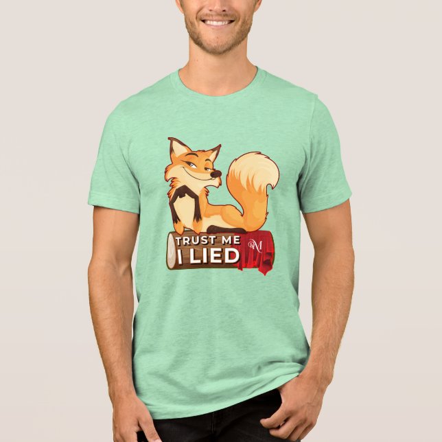 Tri-Blend Shirt : Trust Me (grönt) T (Framsida)