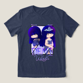 Tri-Blend Shirt With Princess/Queen Demi T Shirt