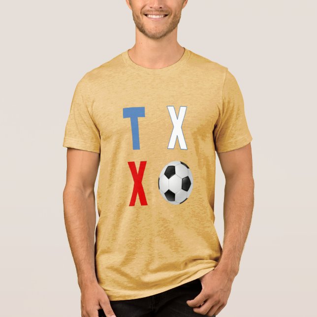 Tri-blend T-Shirt senap TEXAS  SPORT  (Framsida)