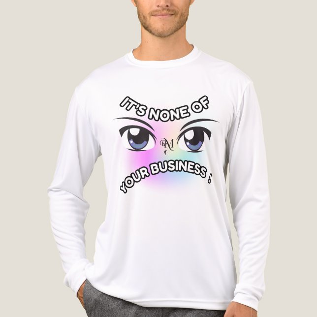 Tri-Blend-transport: Ingen av dina (vit) T Shirt (Framsida)