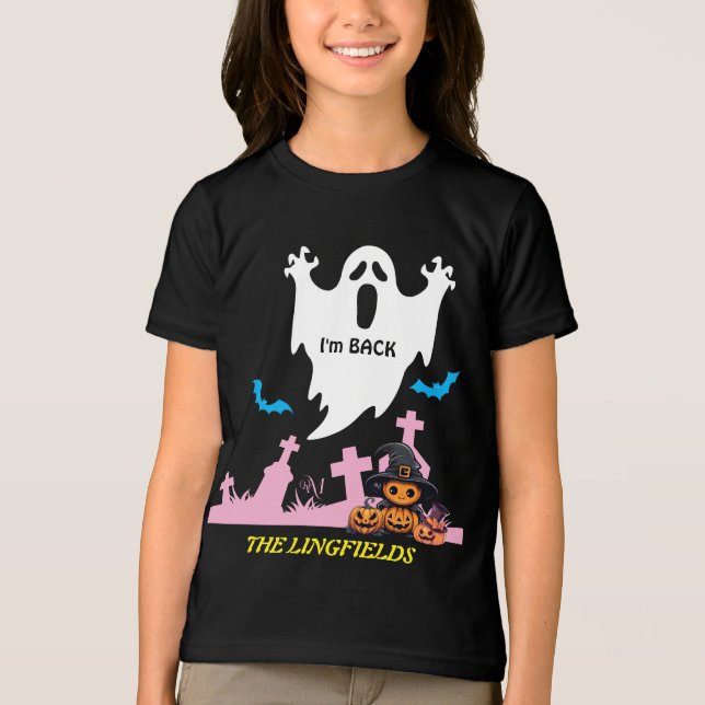 Tri-Blend Tröja:  HALLOWEEN Jag är tillbaka #9 T Shirt (Framsida)