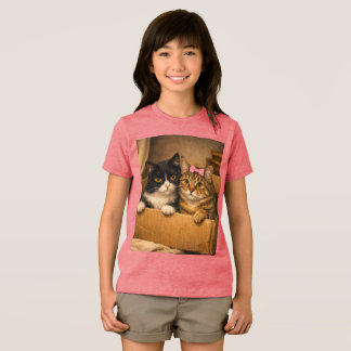 Tri‑Blend Warm Moments Cats in a Box Youth Shirt T