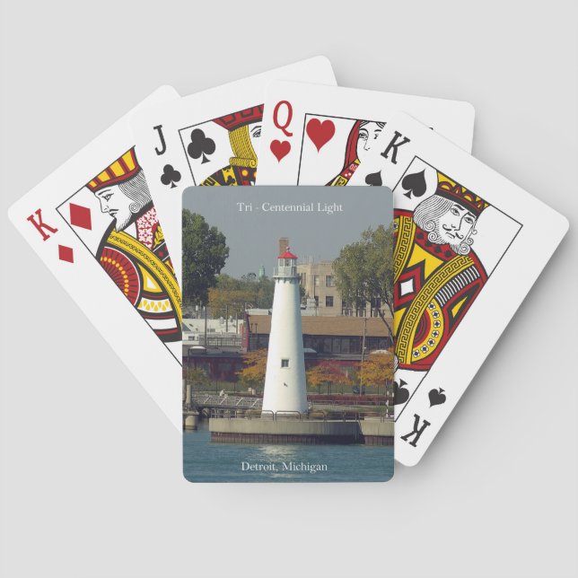 Tri Centennial Light-kort Casinokort (Baksidan)