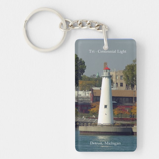 Tri Centennial Light Rectangle-nyckelring (Framsidan)