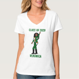 Tri-Color Dancer  Green Orange White #1 T Shirt