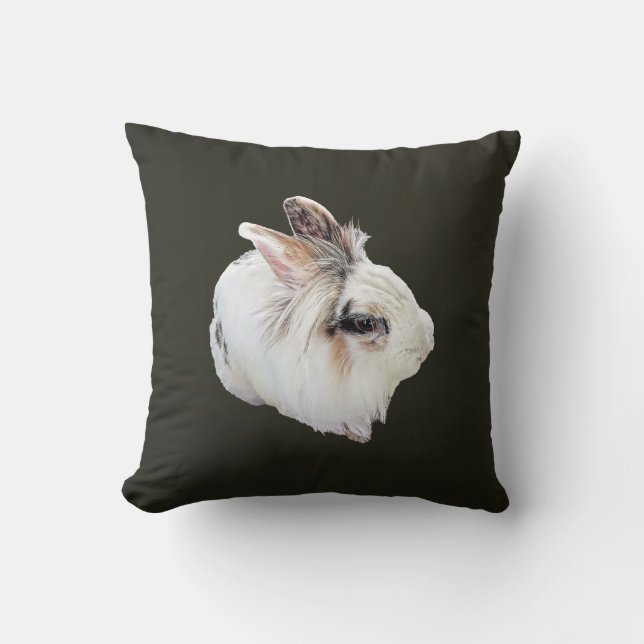 Tri-Color Lionhead Kanin Kudde (Framsida)