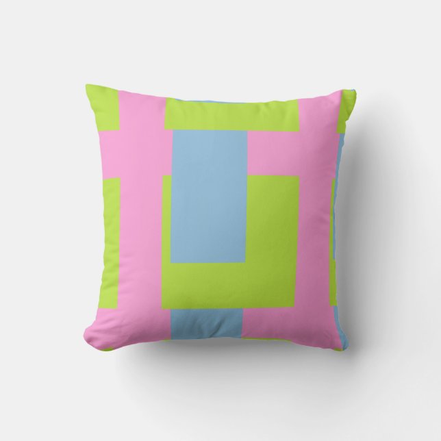 Tri Color Throw Pillow Kudde (Framsida)