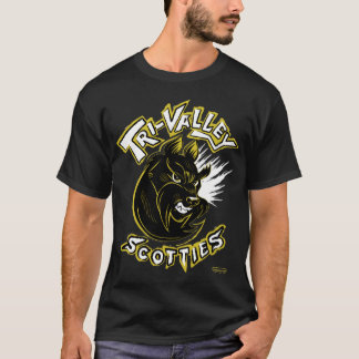Tri-Dal Scotties - svart T-shirt