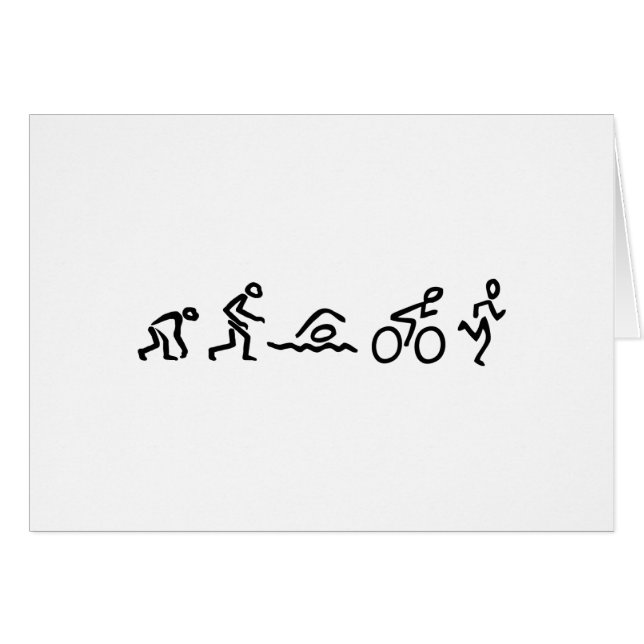 Tri evolution hälsningskort (Framsidan Horizontal)