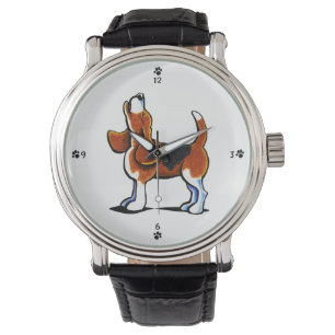 Tri-färg Beaglefjärd Armbandsur
