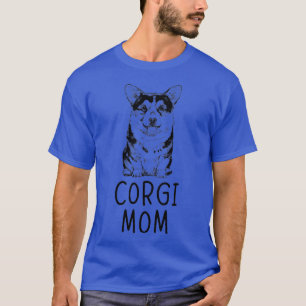 Tri Färg Corgi Mamma Pocket Hund T Shirt