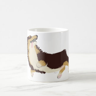 Tri-Färg Corgimugg Kaffemugg