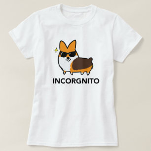 Tri-Färg Incorgnito Corgi   CorgiThings T-shirt