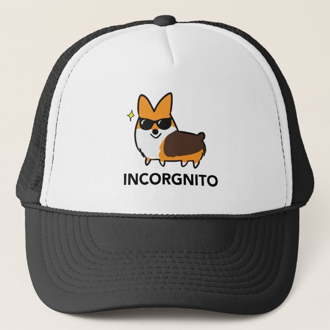 Tri-Färg Incorgnito Corgi Keps (Framsida)