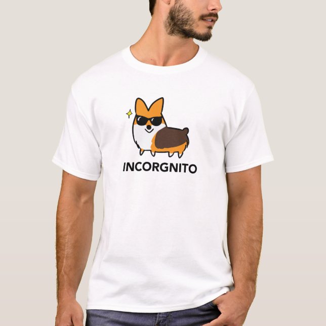 Tri-Färg Incorgnito skjorta Tee (Framsida)