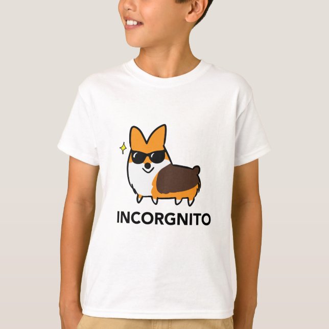 Tri-Färg Incorgnito skjorta Tee Shirt (Framsida)