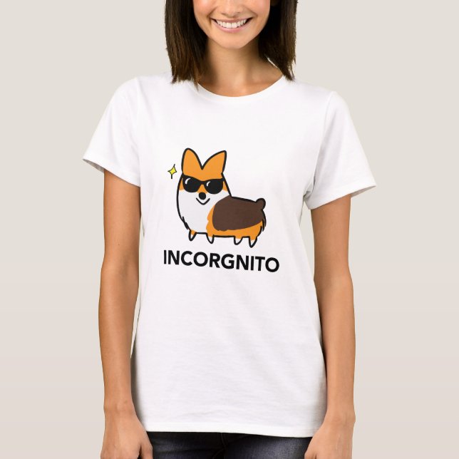 Tri-Färg Incorgnito skjorta Tee Shirt (Framsida)