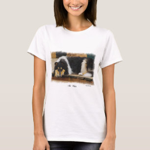 Tri-Färg Rough Collie Gifts T Shirt
