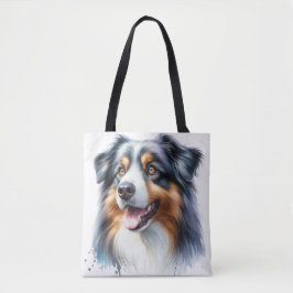 Tri-Färgad Australian shepherd Hund Tygkasse