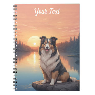 Tri Färgad Collie by Sjö Anteckningsbok