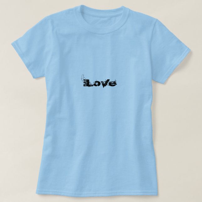 TRI FLICKA HÅRT TEE SHIRT (Design framsida)