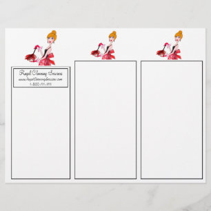 Tri-Fold-broschyrer för Royal Städning Services