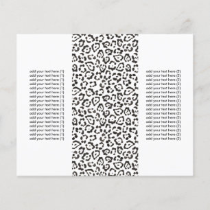 Tri-Fold Flyers i klass Snö Leopard