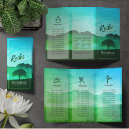 Tri-Fold Reiki Master Yoga Mediation Instruktör