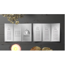 Tri-Fold Yoga Studio Brochures Meditation Studio