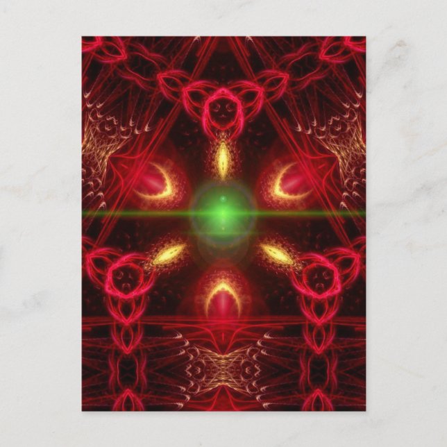 Tri-Fractal vykort (Framsida)