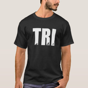 Tri Graphic Springa Bike Simma Triathlon Triathlet T Shirt