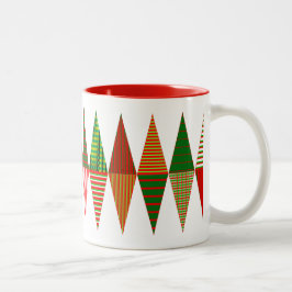 Tri Julgranar Två-Tonad Mugg