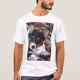 Tri kulör walesisk Corgi T Shirt