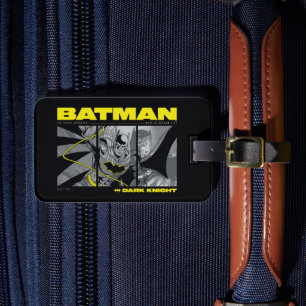 Tri-Panel-grafik för Batman Tecknad Bagagebricka