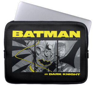 Tri-Panel-grafik för Batman Tecknad Laptop Fodral