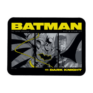 Tri-Panel-grafik för Batman Tecknad Magnet