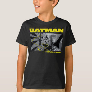 Tri-Panel-grafik för Batman Tecknad T Shirt