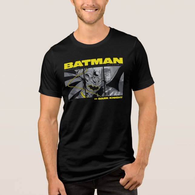 Tri-Panel-grafik för Batman Tecknad T Shirt (Framsida)
