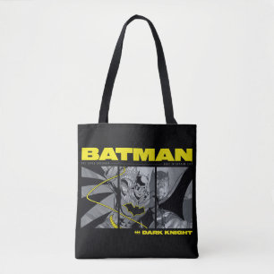 Tri-Panel-grafik för Batman Tecknad Tygkasse