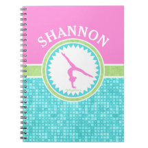 Tri-Pastell färggymnastik med Aqua belägger med